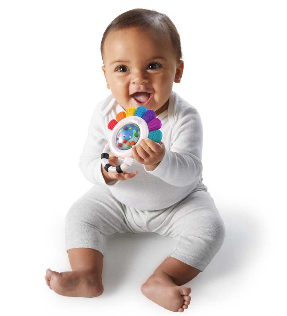 Baby Einstein Rattle Teether - Outstanding Opus - White