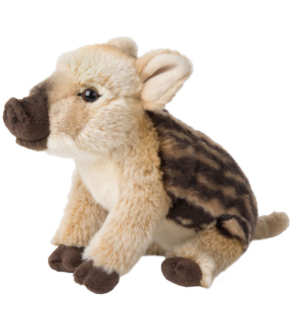 Bon Ton Toys Soft Toy - 23 cm - WWF - Wild Boar Piglet - Brown/B