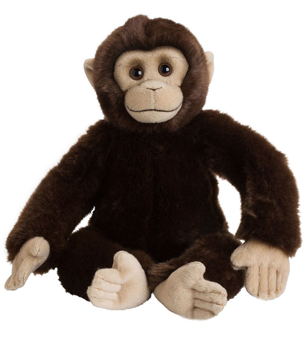 Bon Ton Toys Knuffel - 30 cm - WWF - Chimpansee - Bruin