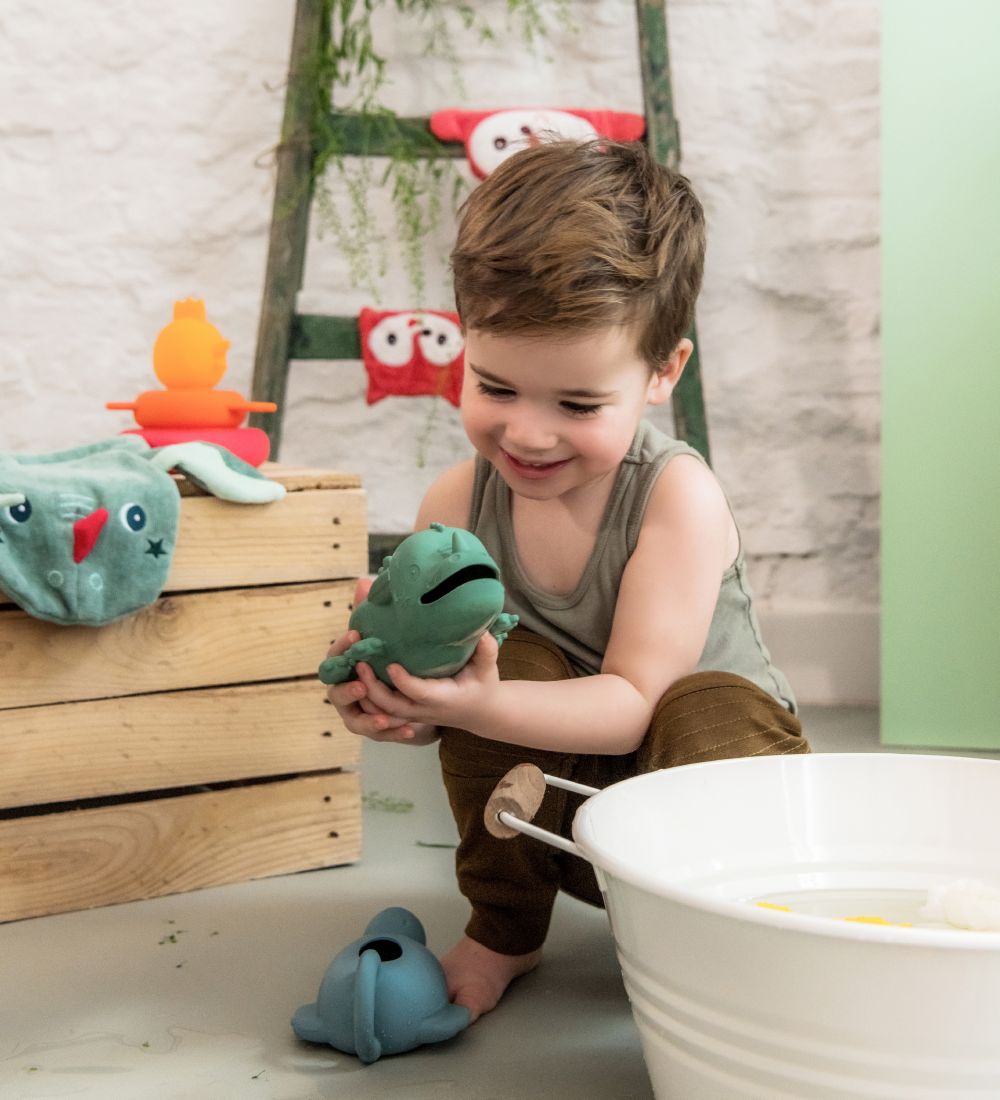 Lilliputiens Bath Bath Toy - Joe - Floating Dragon - Green
