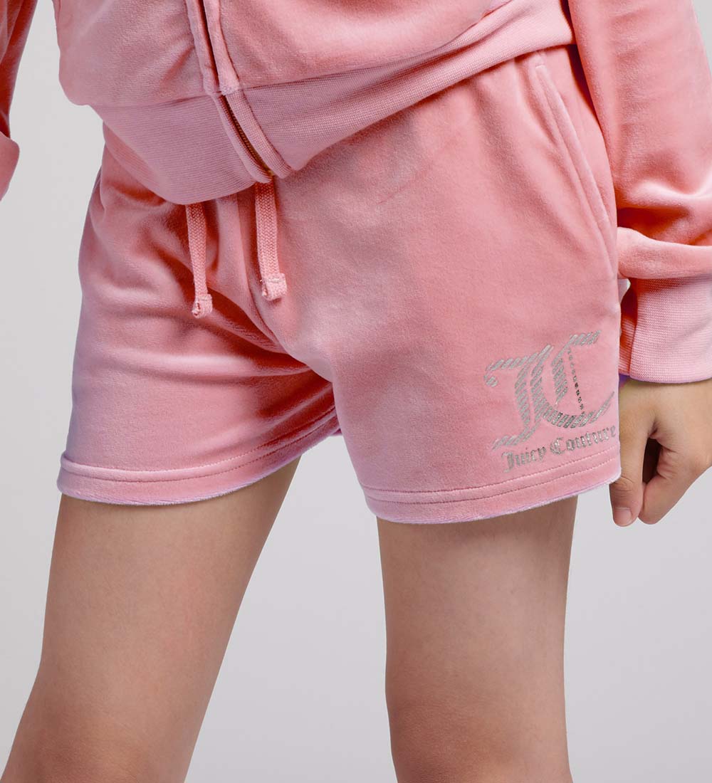 Juicy Couture Shorts - Velours - Flieder Sachet