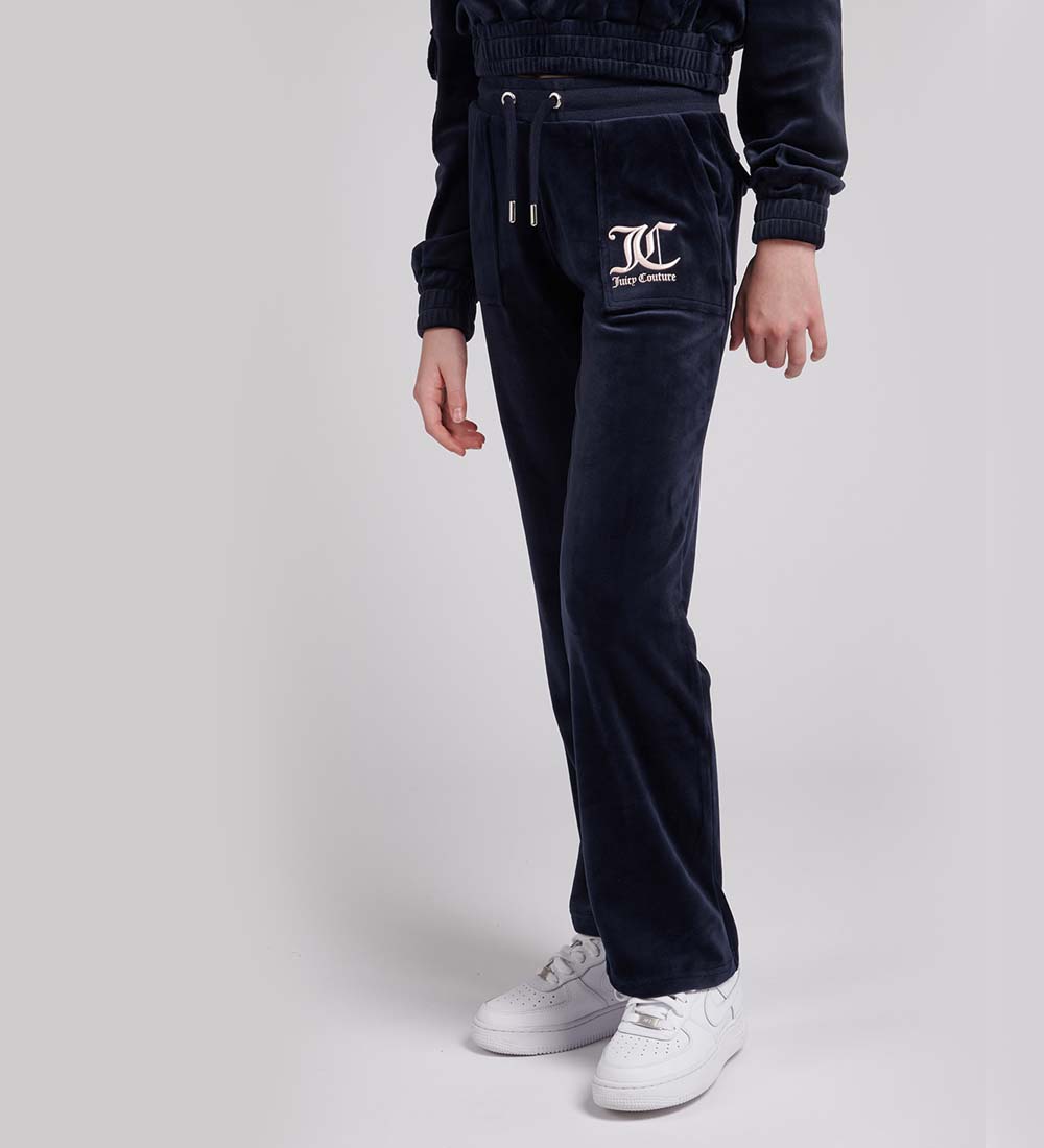Juicy Couture Velvet Trousers - Night Sky