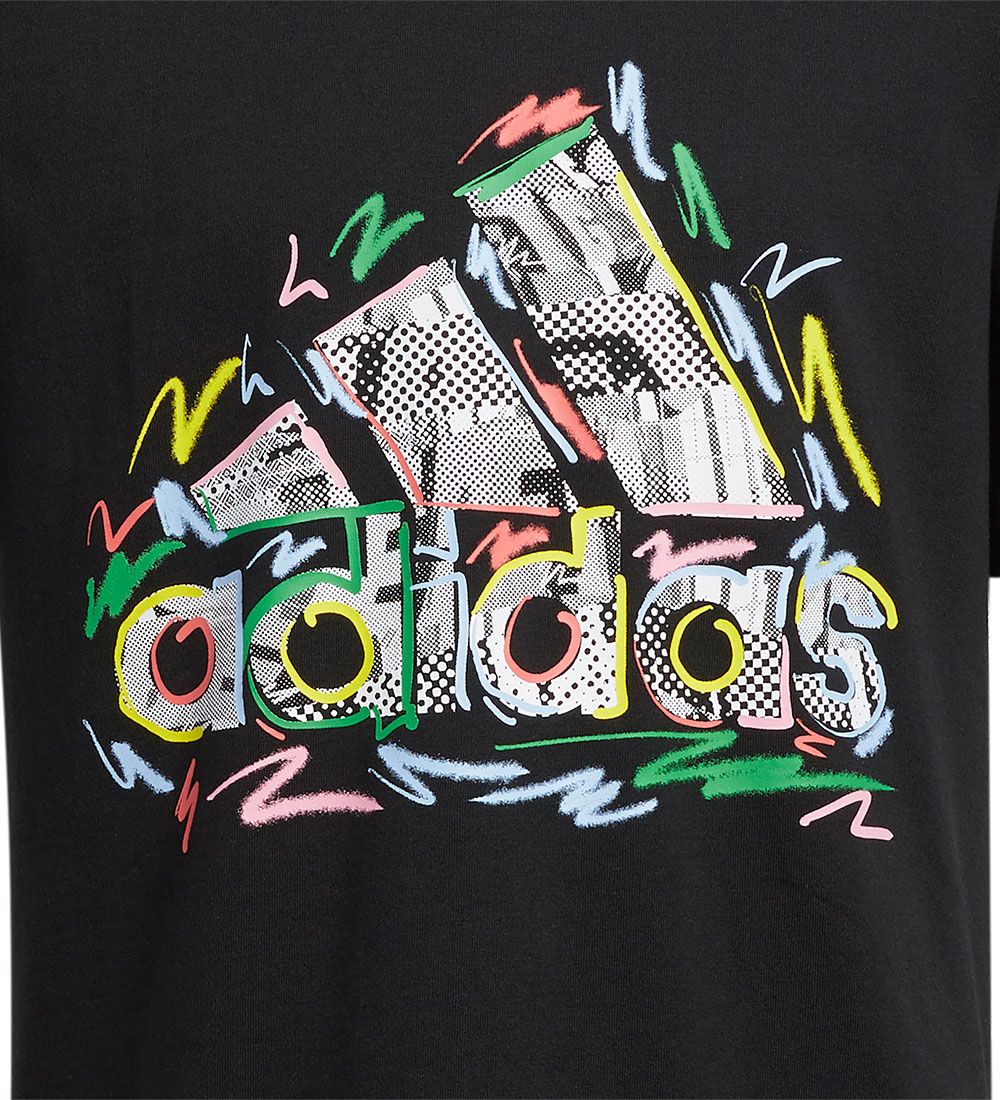 adidas Performance T-shirt - Pride - Black w. Logo