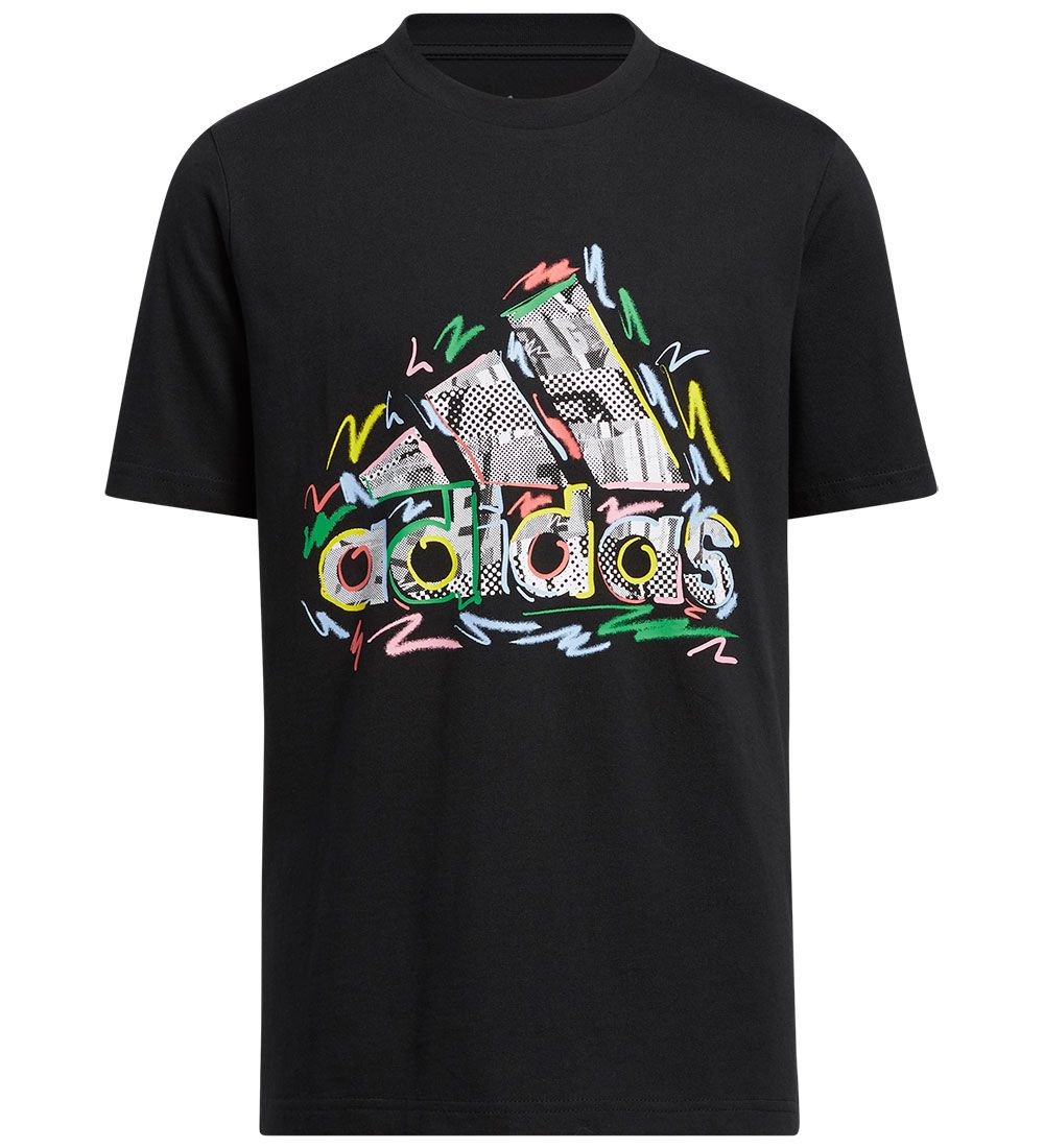 adidas Performance T-shirt - Pride - Black w. Logo