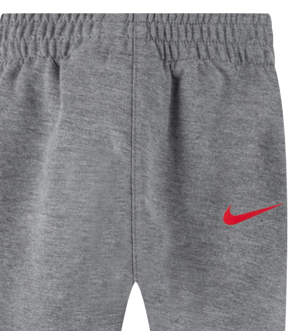 Nike Jogginghosen/Body k/ä - Swoosh Stripe - Carbon Heather