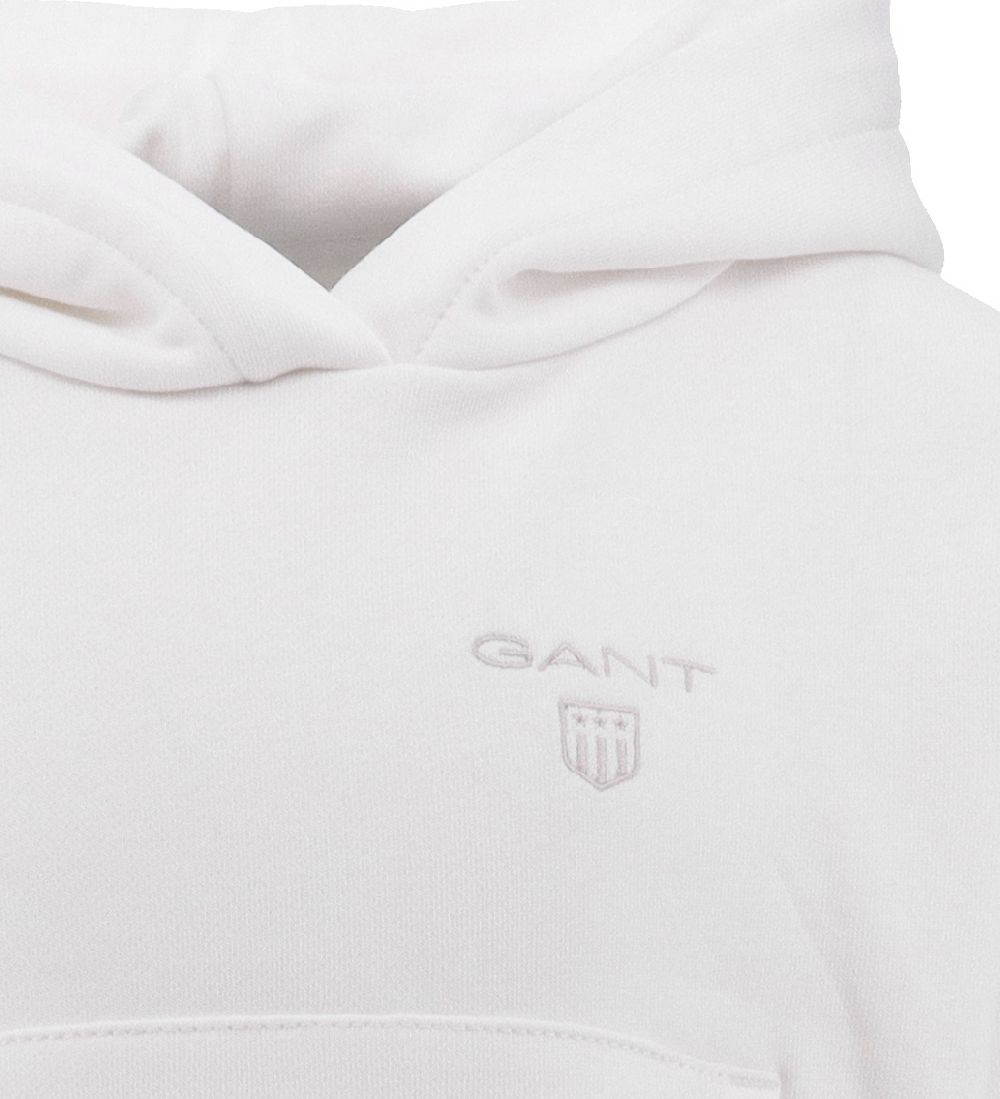 GANT Hoodie - Contrast Shield - Eierschaal