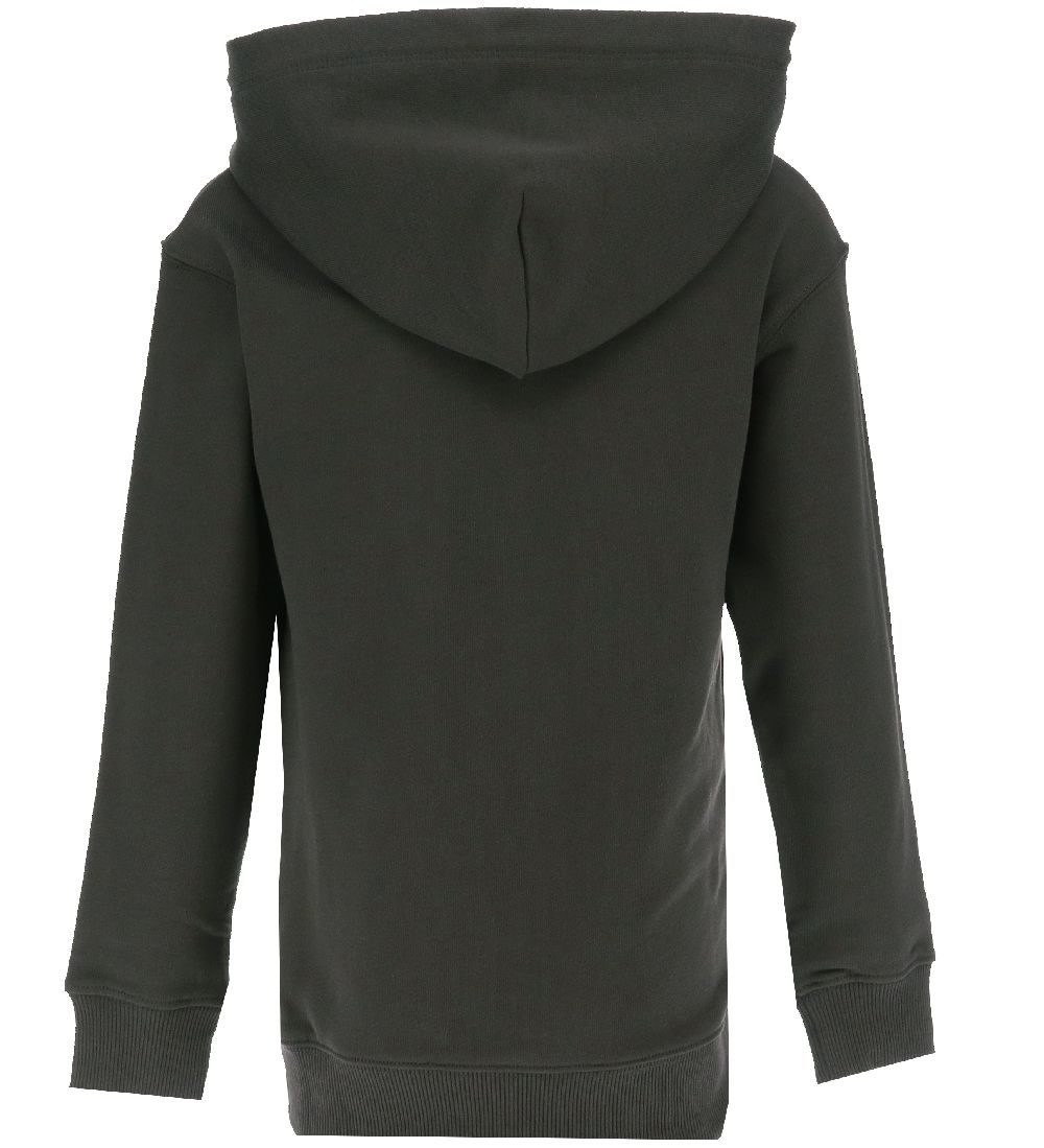 GANT Hoodie - Contrast Shield - Dark Graphite