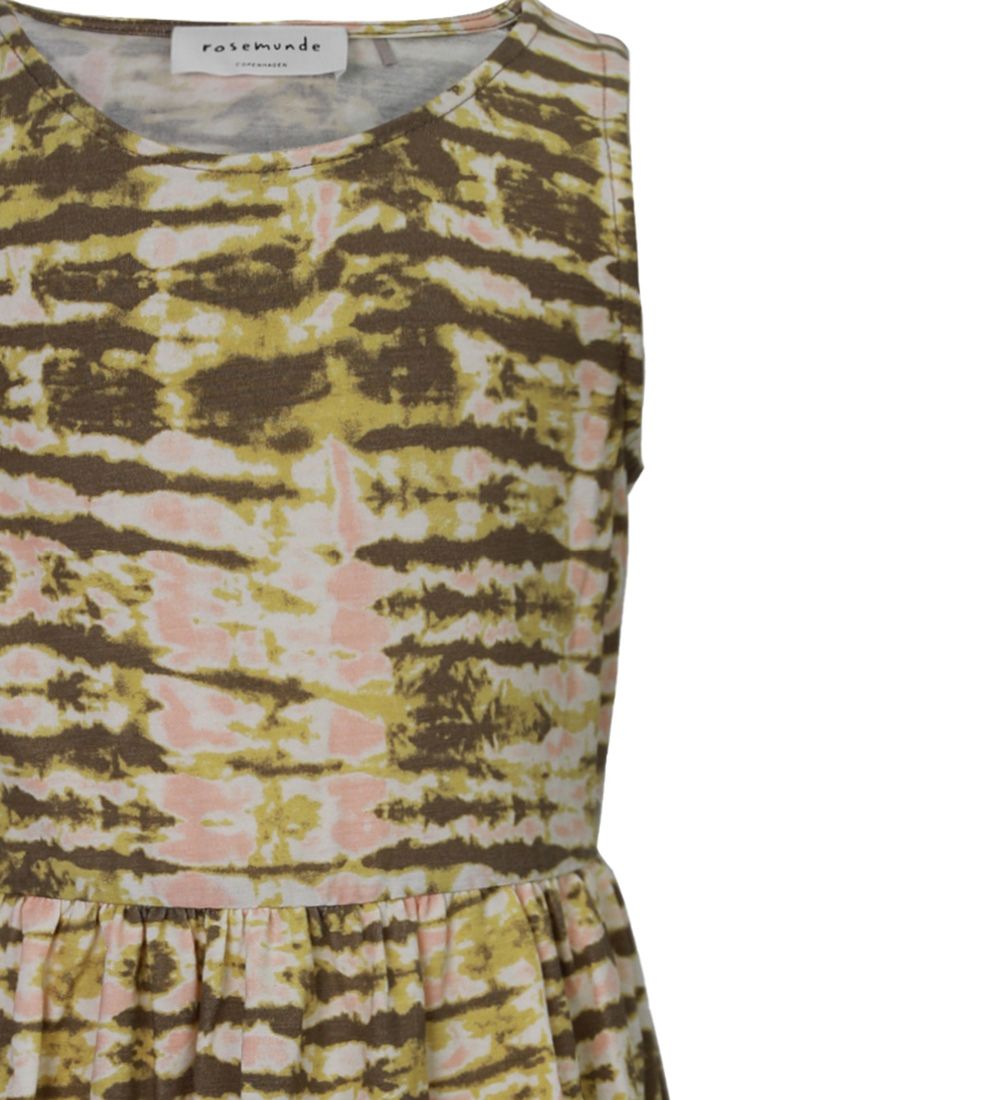 Rosemunde Kleid - Sand, Striped Tie-Dye- Print