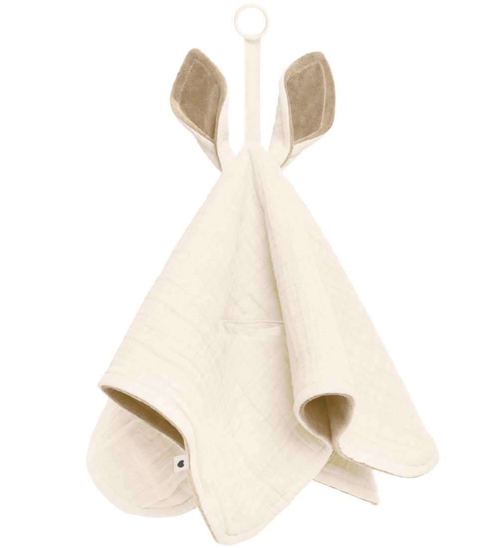 Bibs Uniriepu - 40x40 cm - Kenguru - Ivory/Vanilla