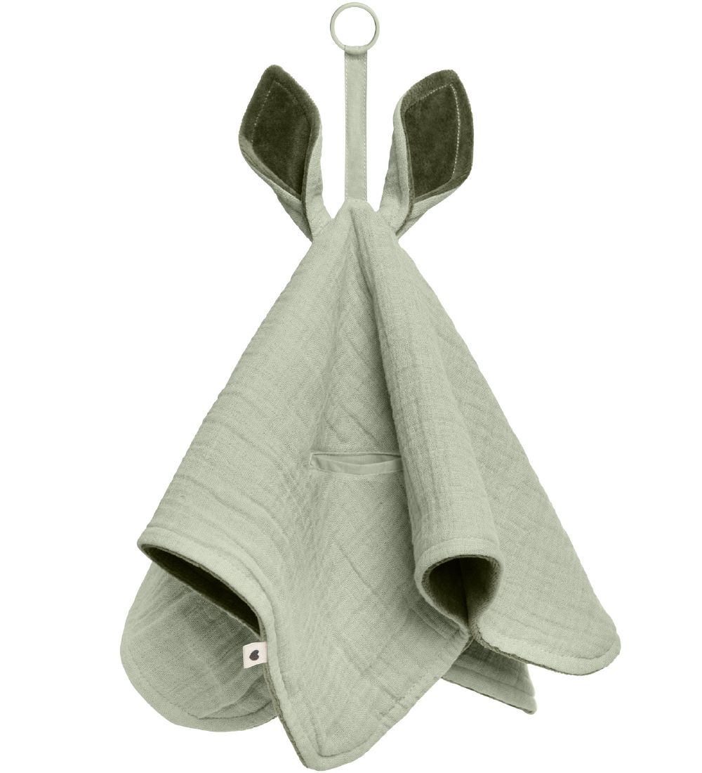 BIBS Snuttefilt - 40x40 cm - Känguru - Sage/Hunter Green