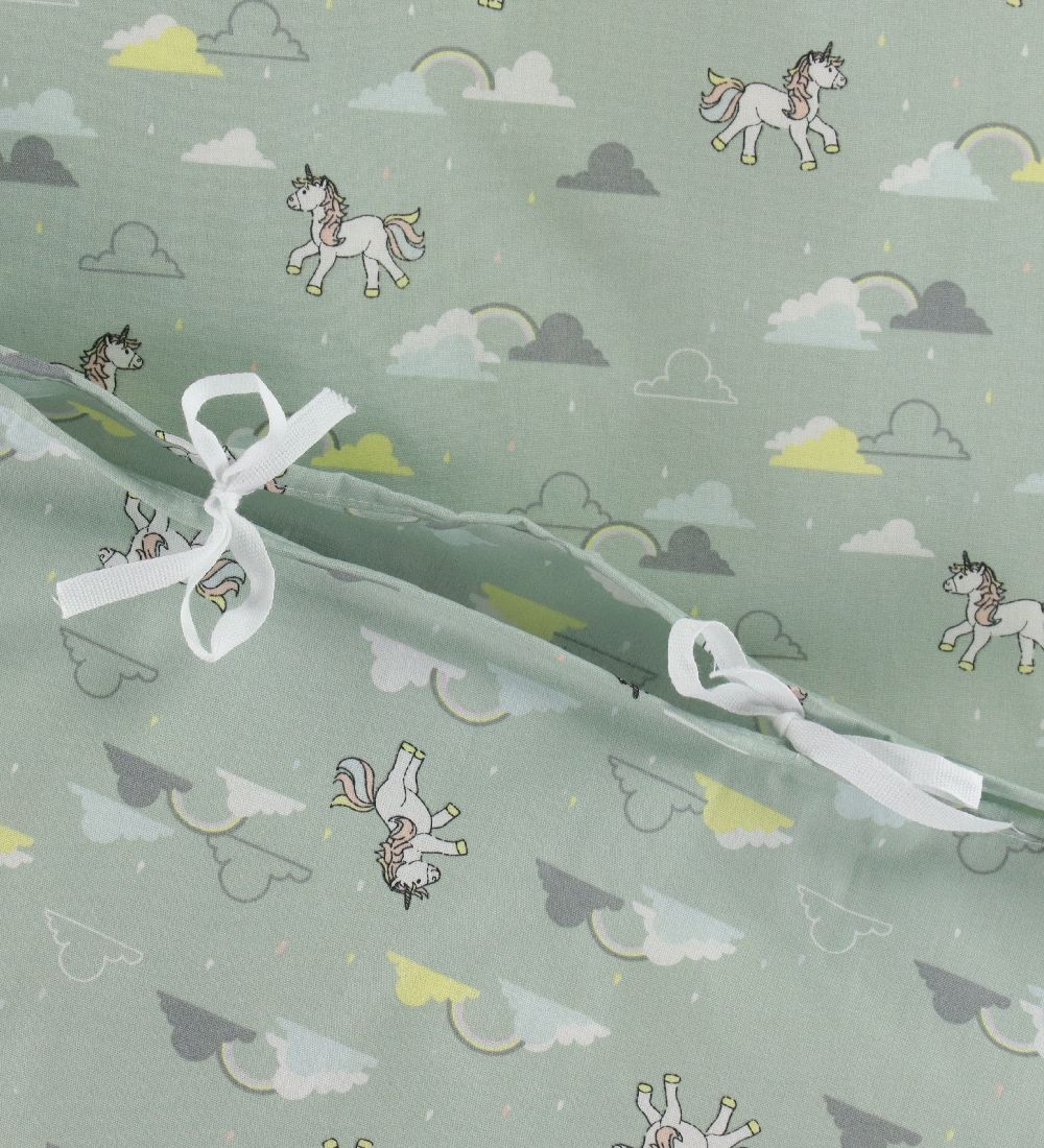 Nørgaard Madsens Bedding - Baby - Mint w. Unicorn