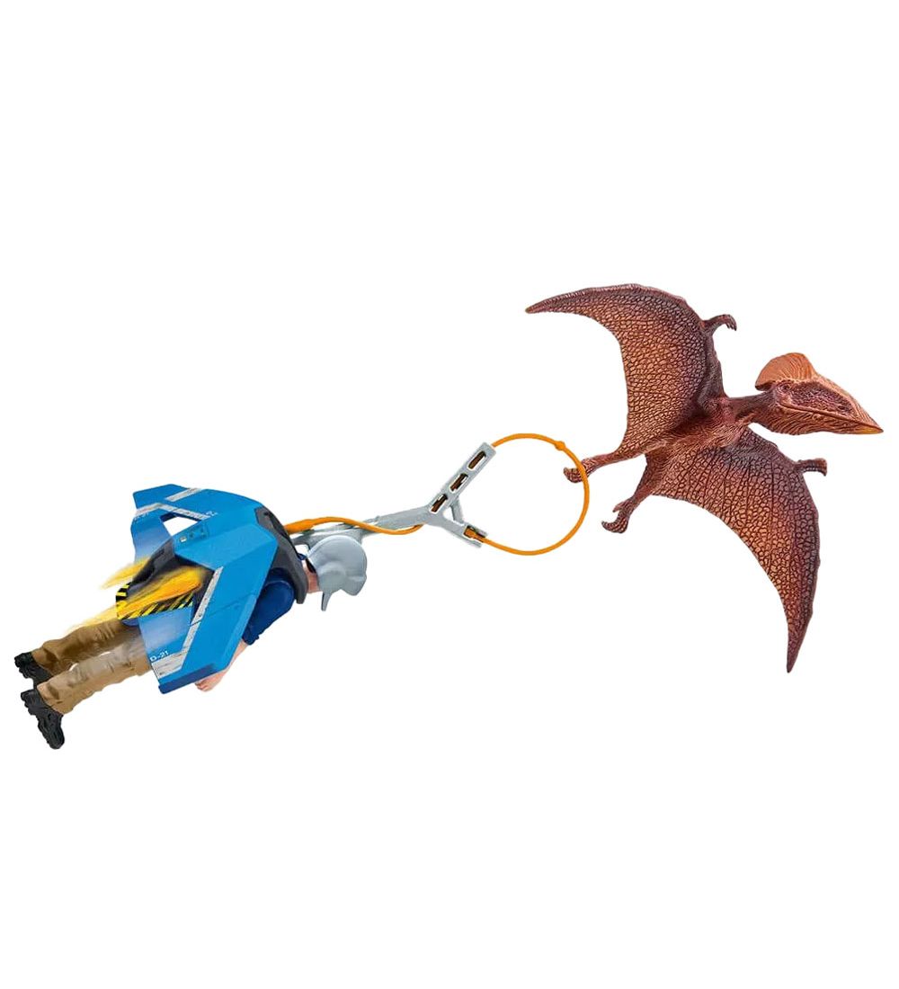 Schleich Dinosaurs - 16x8 cm - Jetpack Pursuit 41467