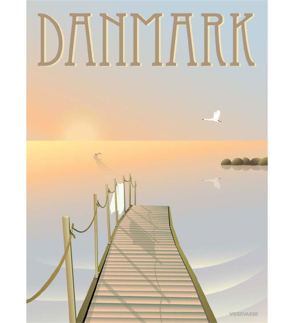 Vissevasse Poster - 30x40 - The bathing bridge
