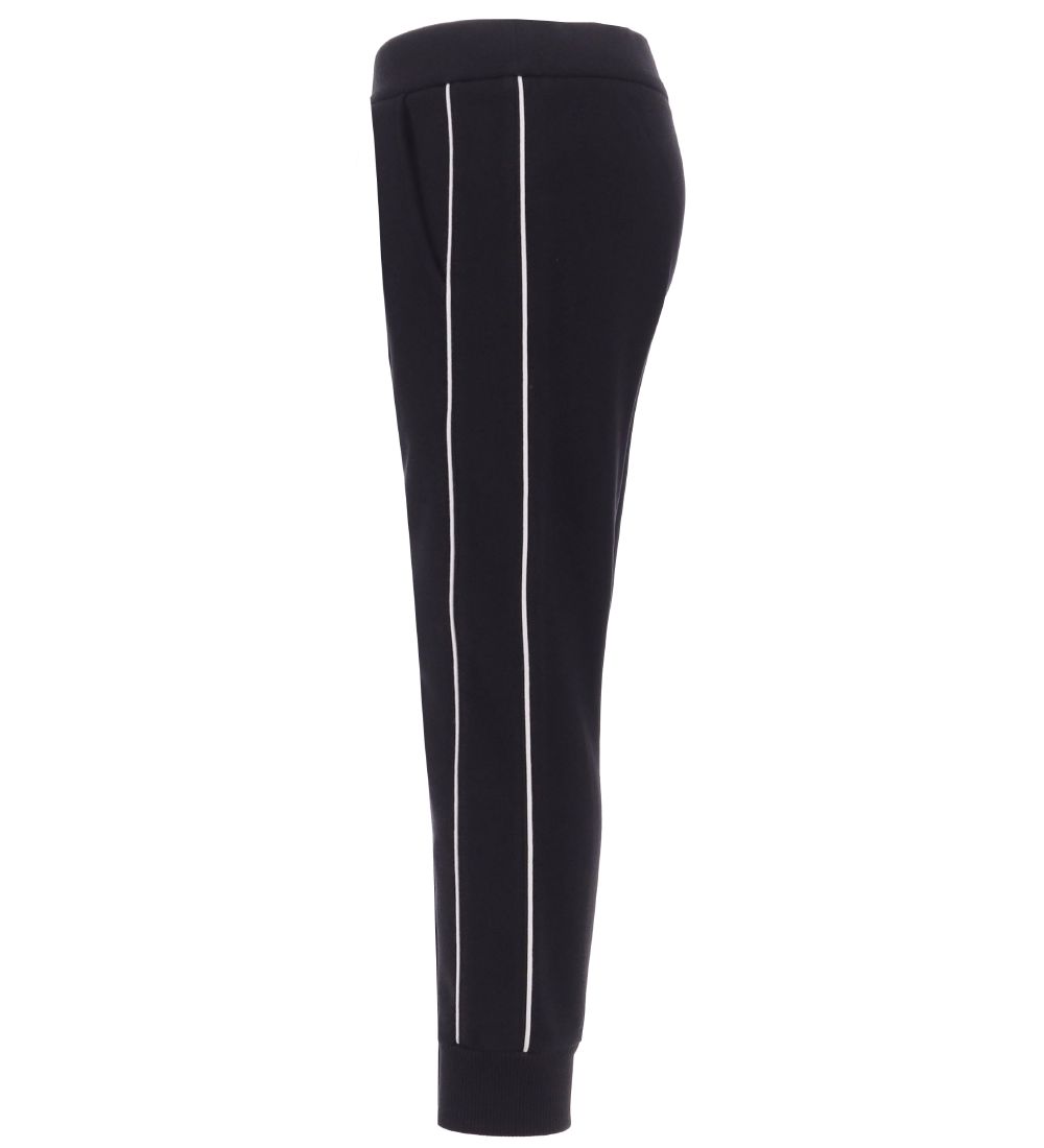 Moncler Sweatpants - Black w. White