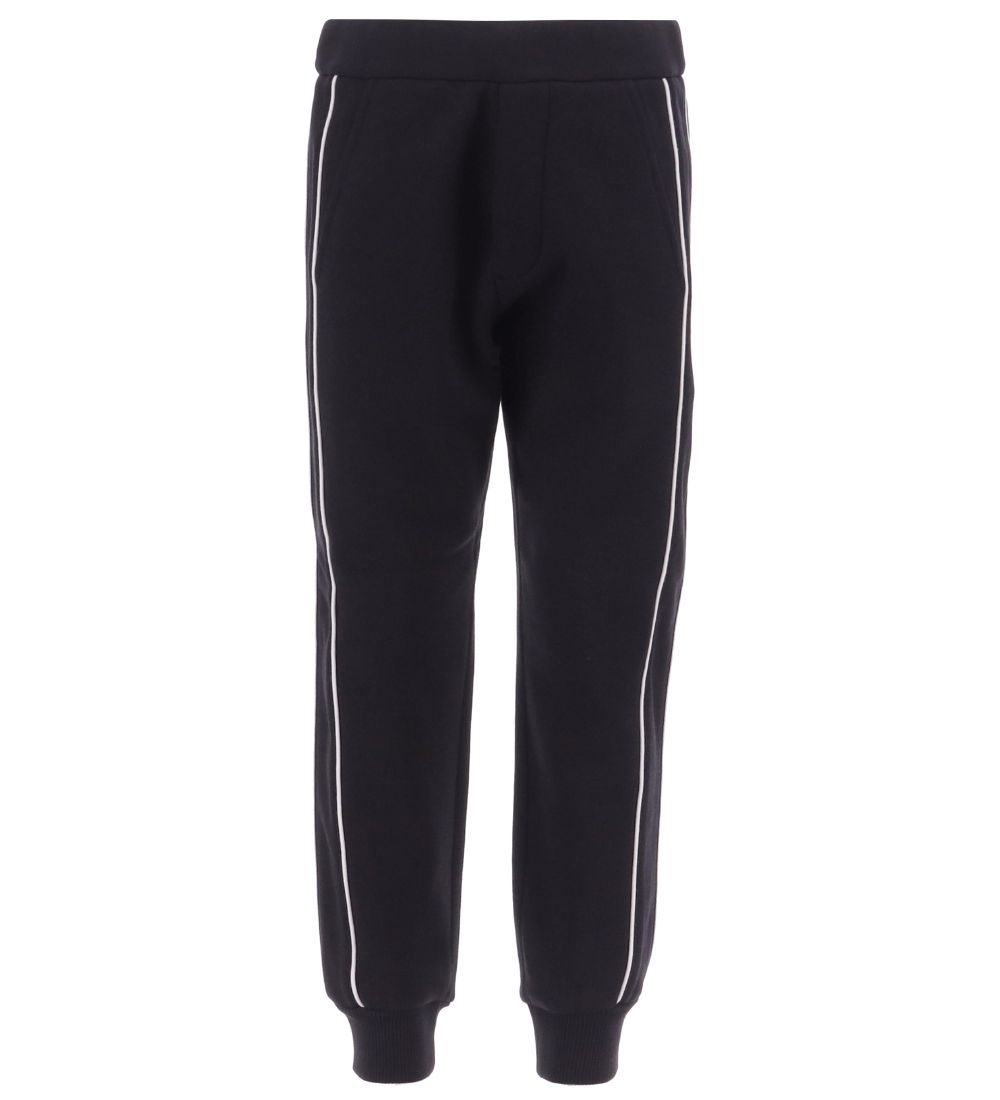 Moncler Sweatpants - Black w. White