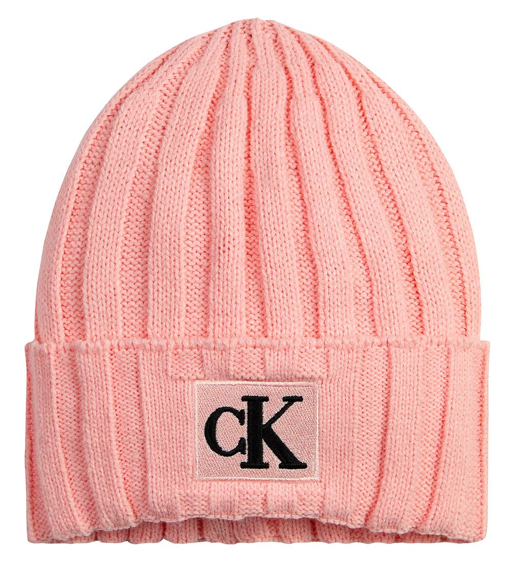 Calvin Klein Bonnet - Monogramme Rib - Rose Blush