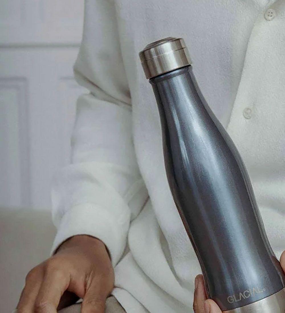 Glacial Thermo Bottle - 400 mL - Blue Metallic