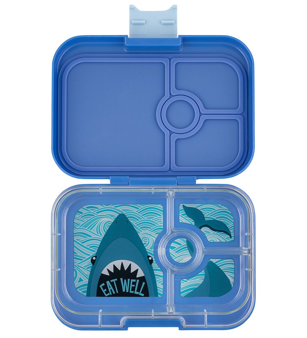 Yumbox Lunchbox w. 4 Room - Bento Panino - True Blue Shark