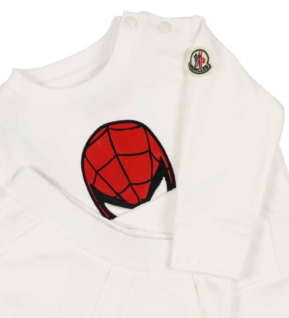 Moncler x Spider-Man Sweat Set - White w. Spider-Man