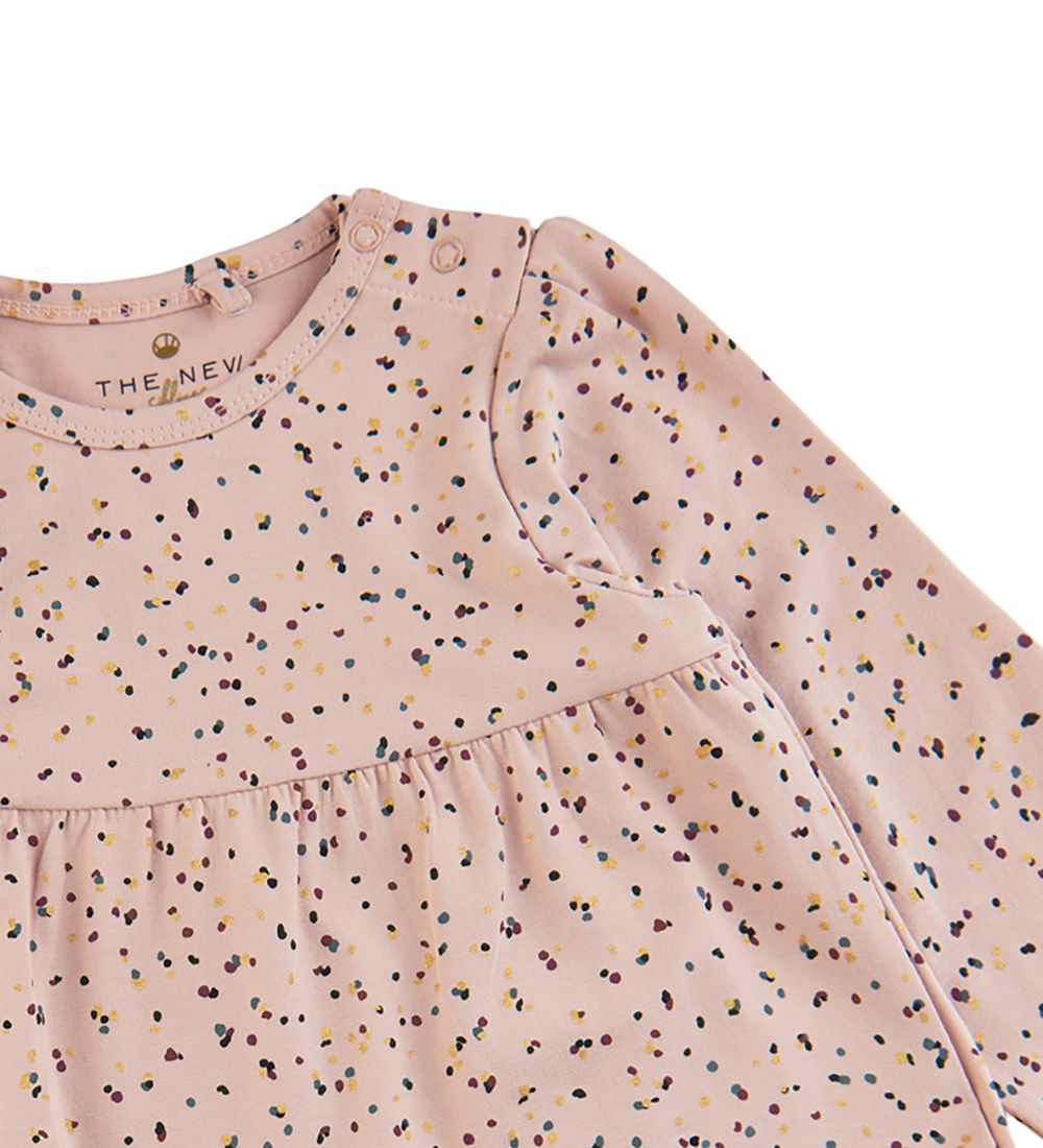 The New Siblings Dress - Ditty - Rose Dust Dots Aop