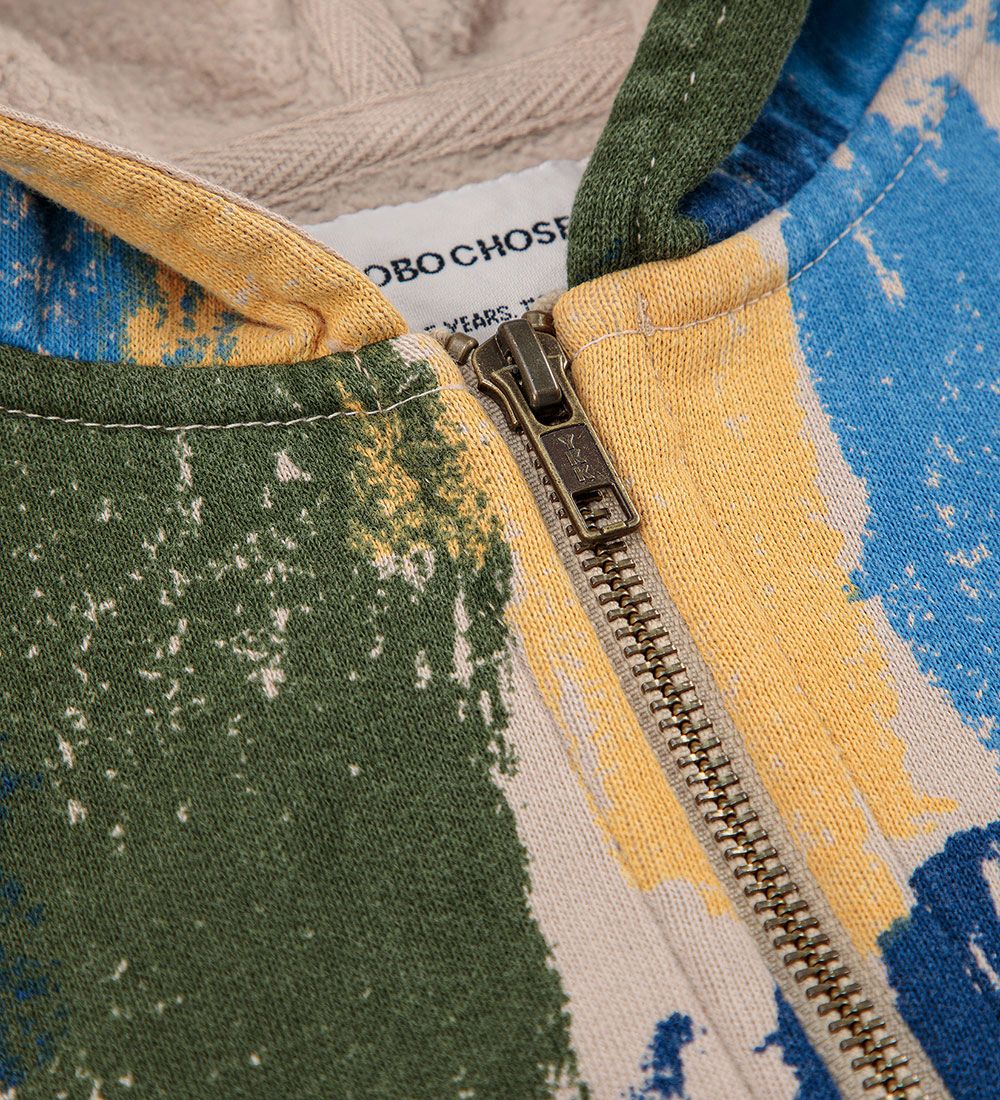 Bobo Choses Cardigan - Shadows All Over - Blue/Green/Yellow