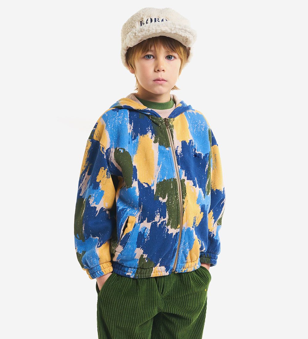 Bobo Choses Cardigan - Shadows All Over - Blue/Green/Yellow
