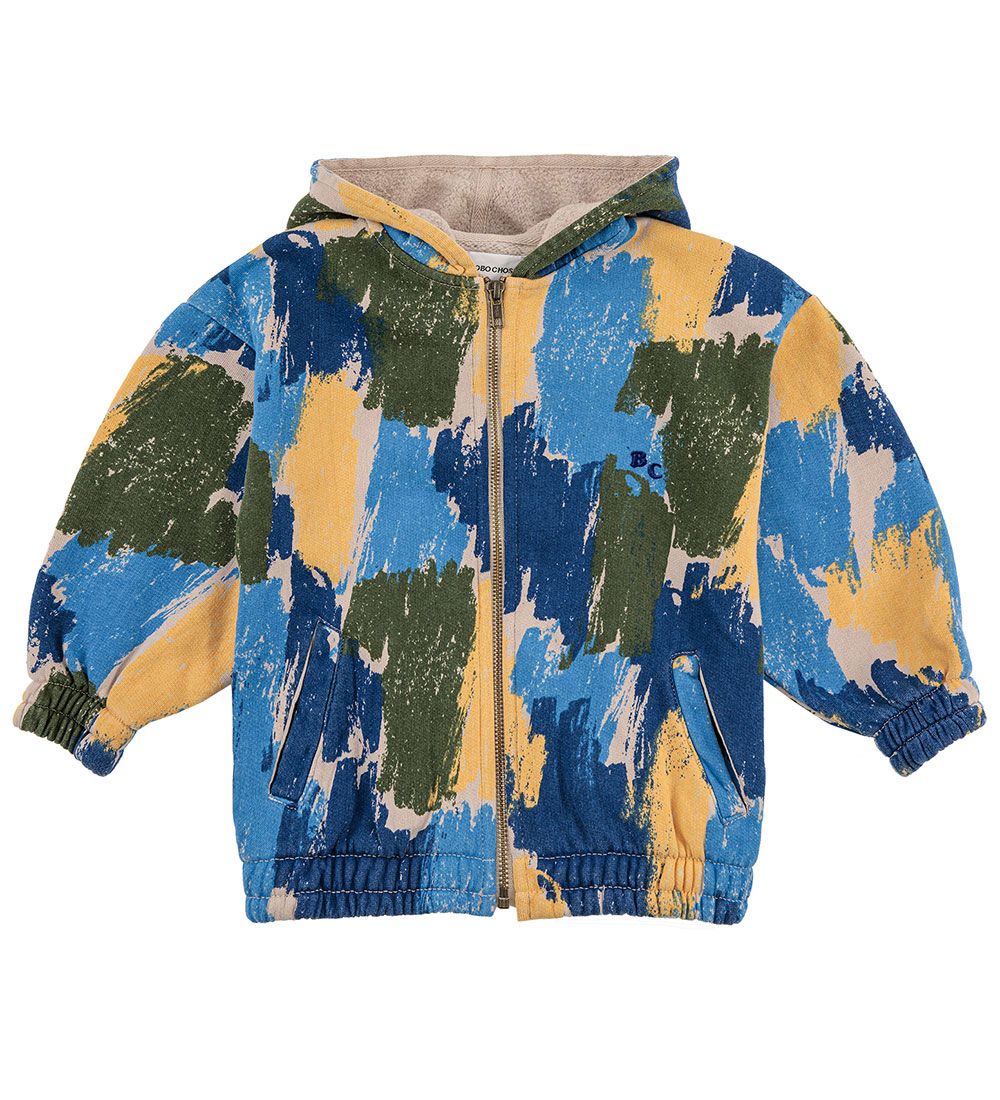 Bobo Choses Cardigan - Shadows All Over - Blue/Green/Yellow