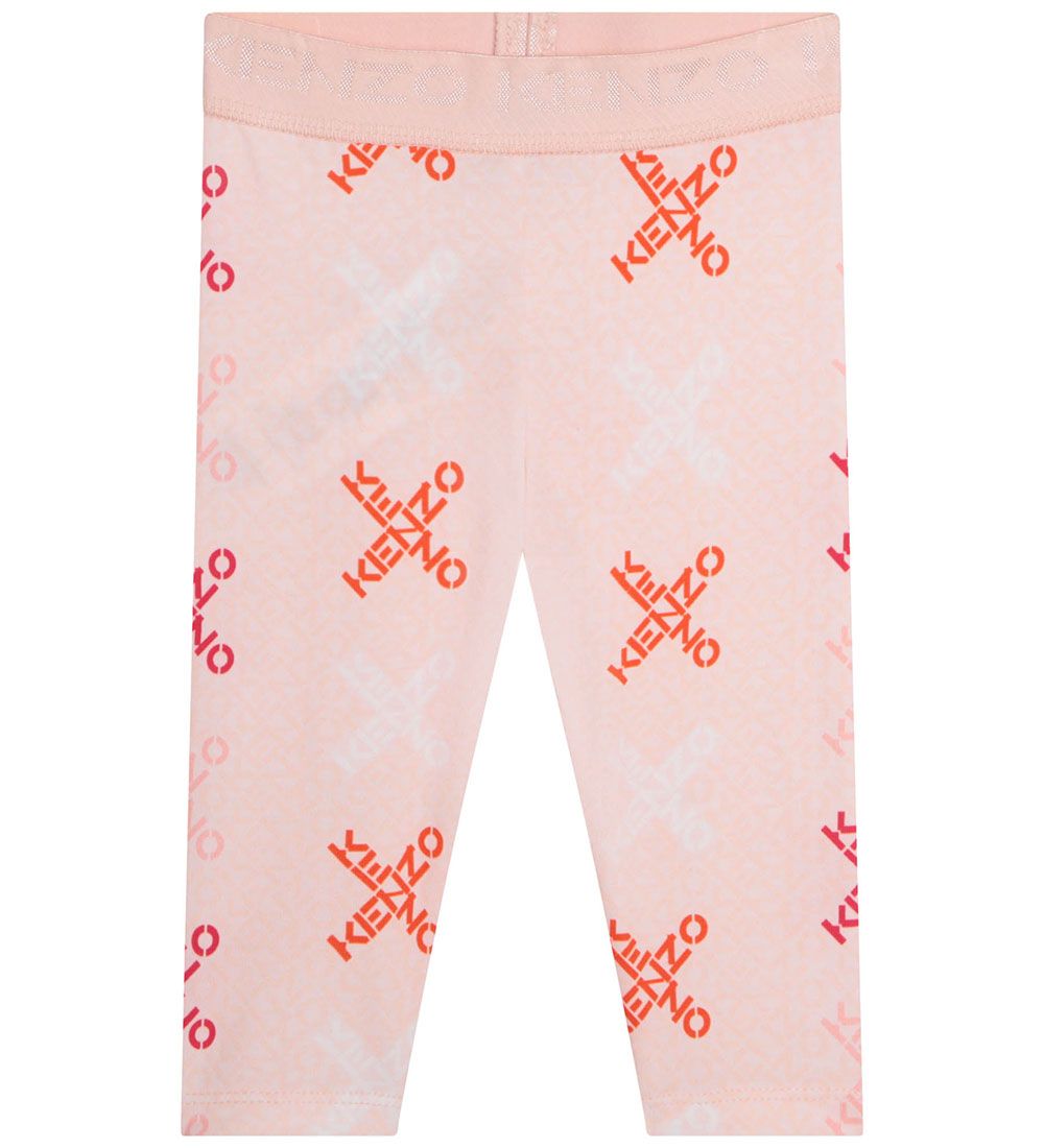 Kenzo Leggings - Rosa m. Tryck