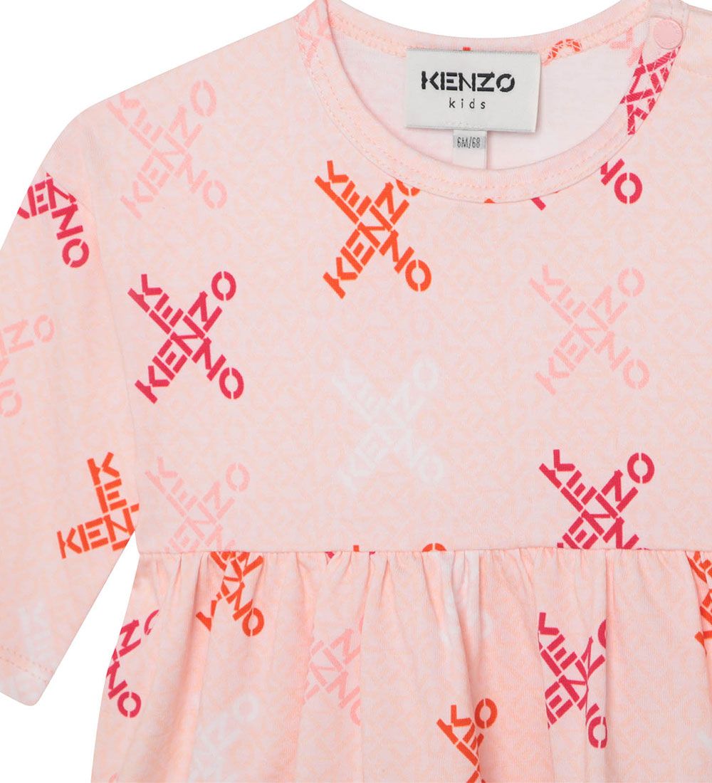 Kenzo Dress - Pink w. Print
