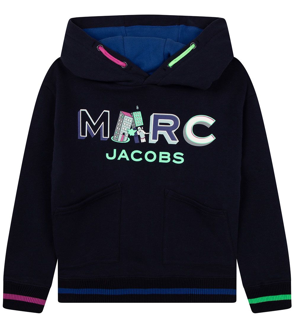 Little Marc Jacobs Hoodie - Navy w. Print