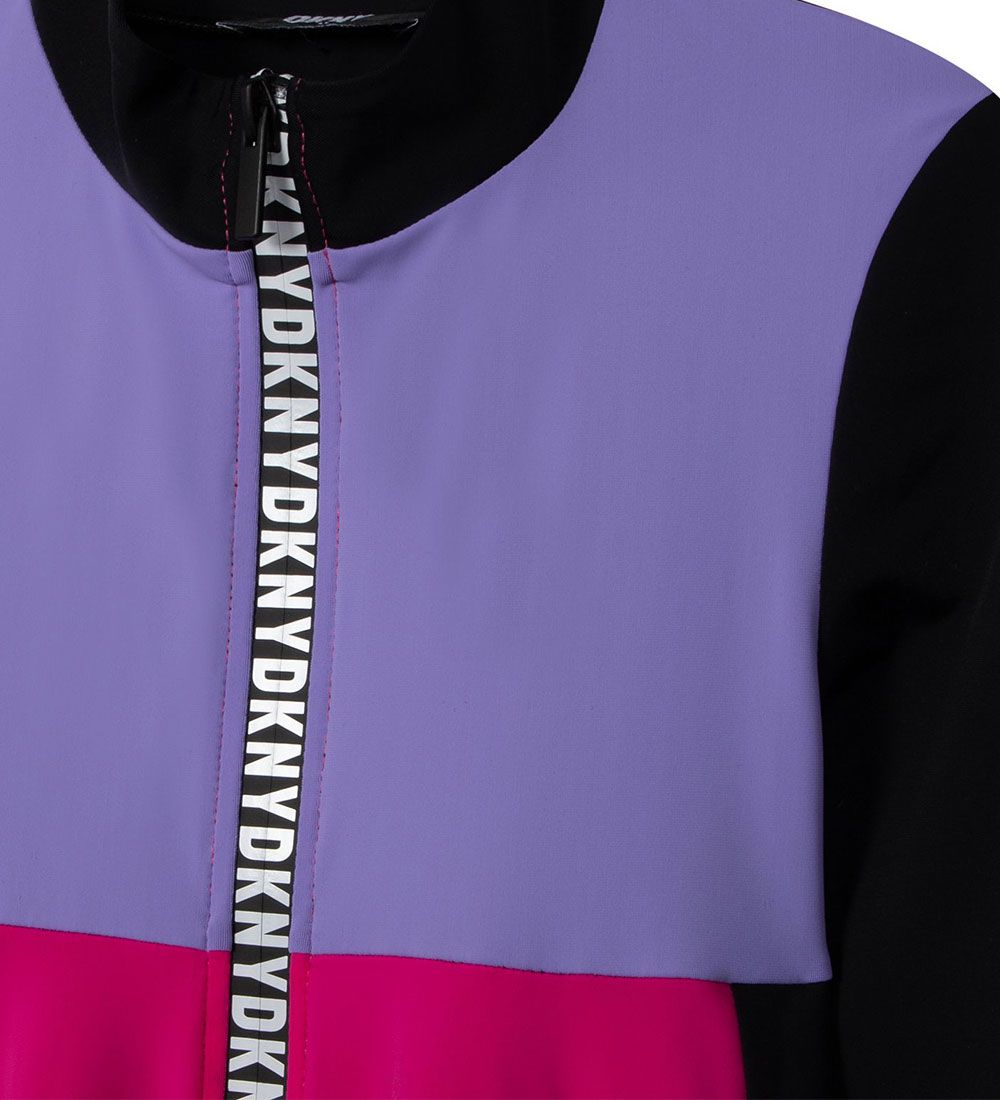 DKNY Dress - Black w. Pink/Purple