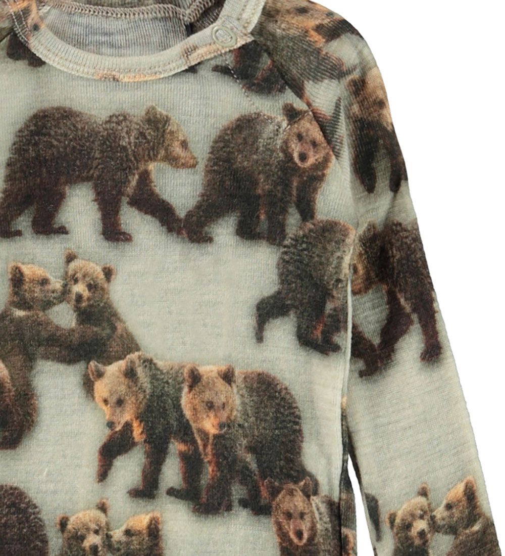 Molo Bodysuit l/s - Farai - Wool - Bear Cups