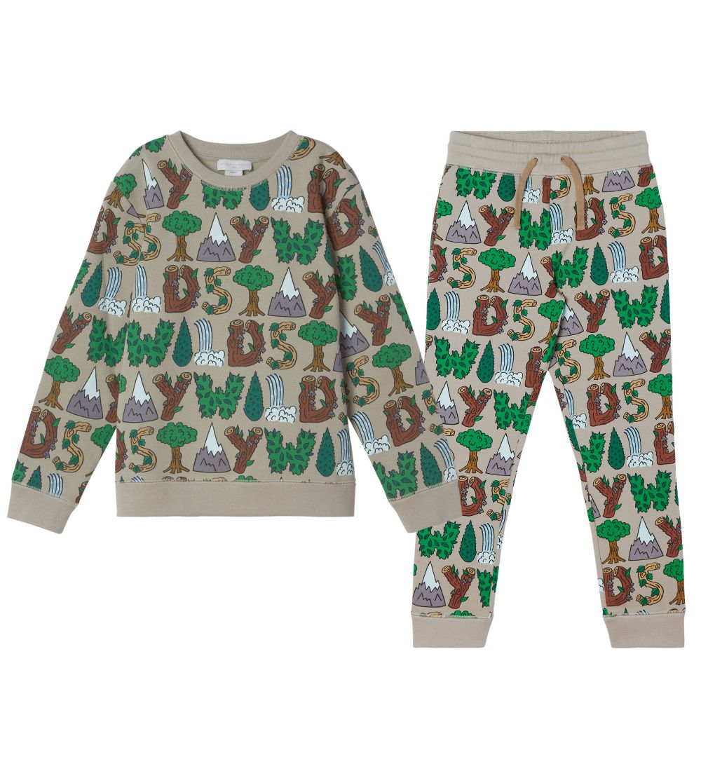 Stella McCartney Kids 트레이닝복 세트 - 야생을 유지하세요