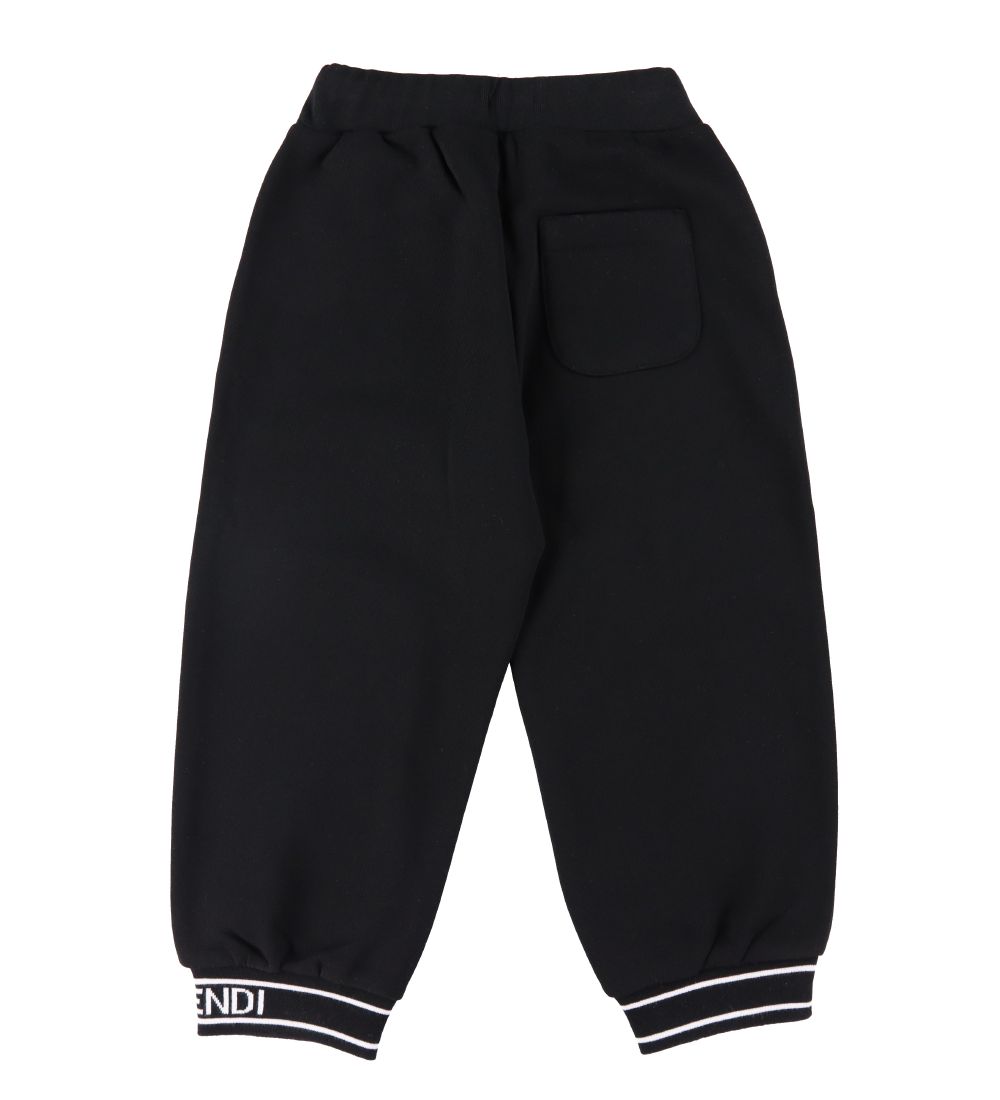 Fendi Sweatpants - Black w. White