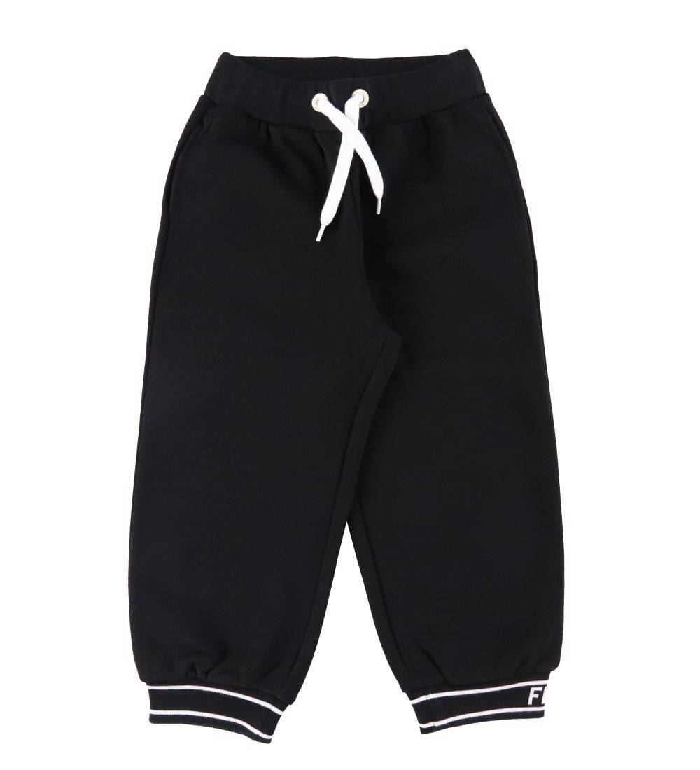 Fendi Sweatpants - Black w. White