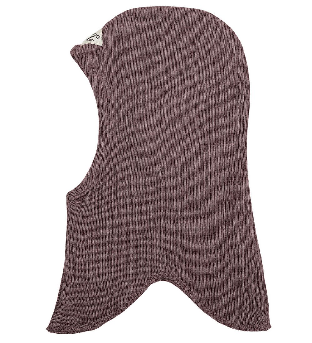 Racing Kids Balaclava - Wool/Cotton - 2-layer - Dusty Purple