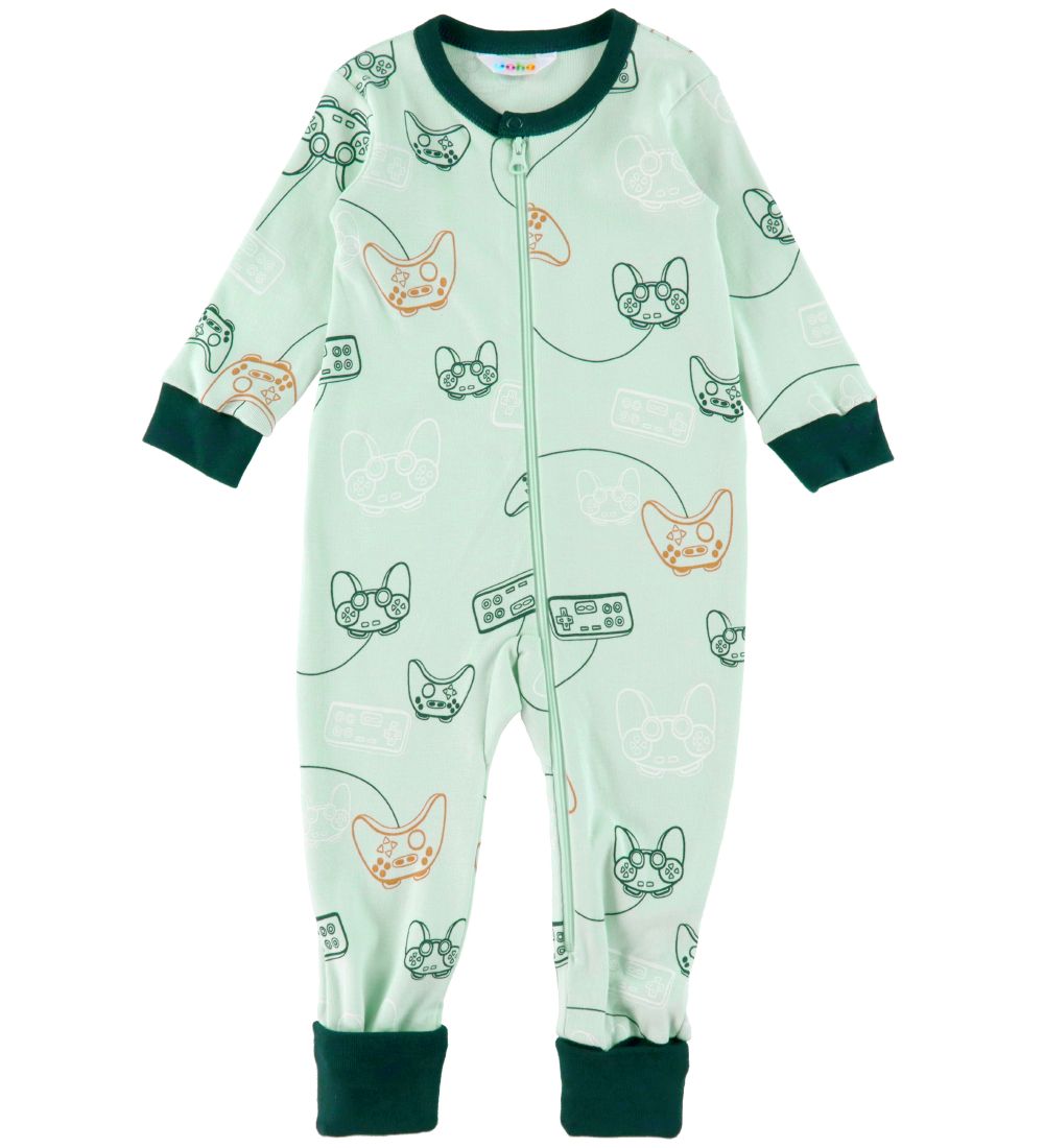 Joha Nightsuit - Mint Green w. Print
