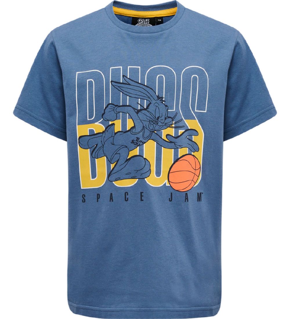 Hummel T-shirt - hmlSpace Jam Sixty - Blue Horizon w. Print