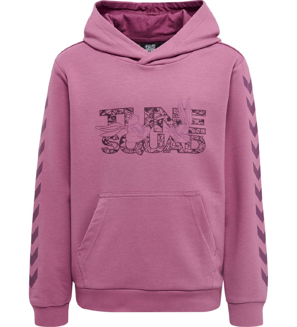 Hummel Hoodie - hmlSpace Jam Cuatro - Purple w. Print