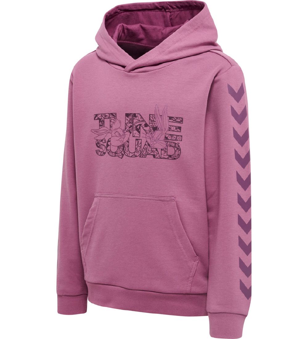 Hummel Hoodie - hmlSpace Jam Cuatro - Purple w. Print