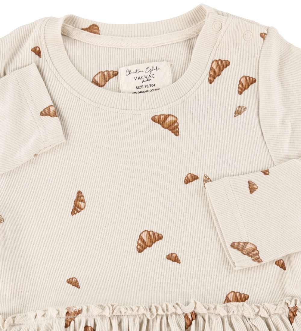 VACVAC Dress - Hille - Rib - Mini Croissant love