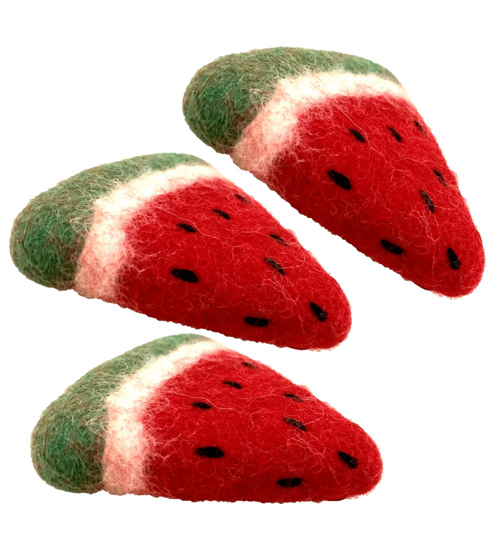 Papoose Play Food - 3 Pcs - Felt - Watermelon
