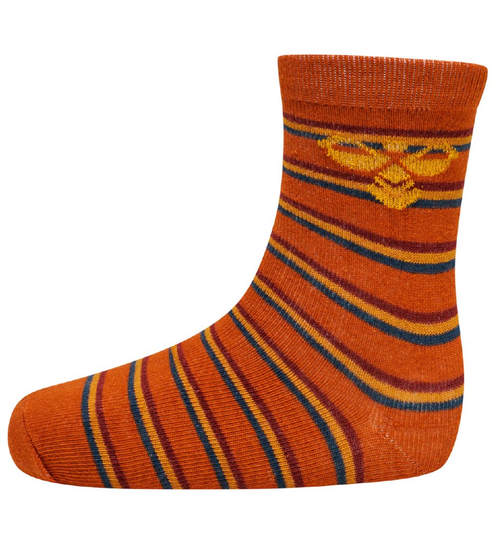 Hummel Socks - 3-Pack - HmlAlfie - Petrol/Coral/Rose Powder