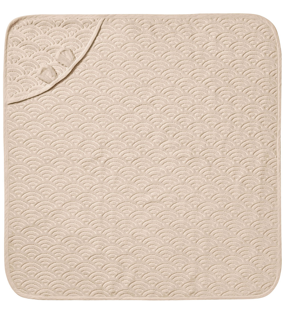 Cam Cam Babyhandtuch - 80x80 cm - Mandel m. Ohren