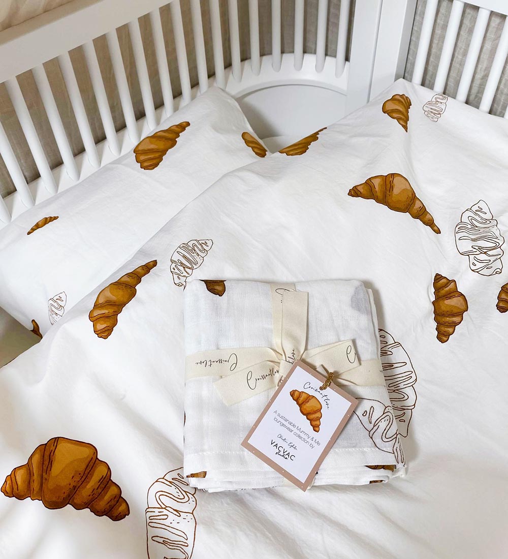 VACVAC Bedding - Junior - BIG Croissant Love