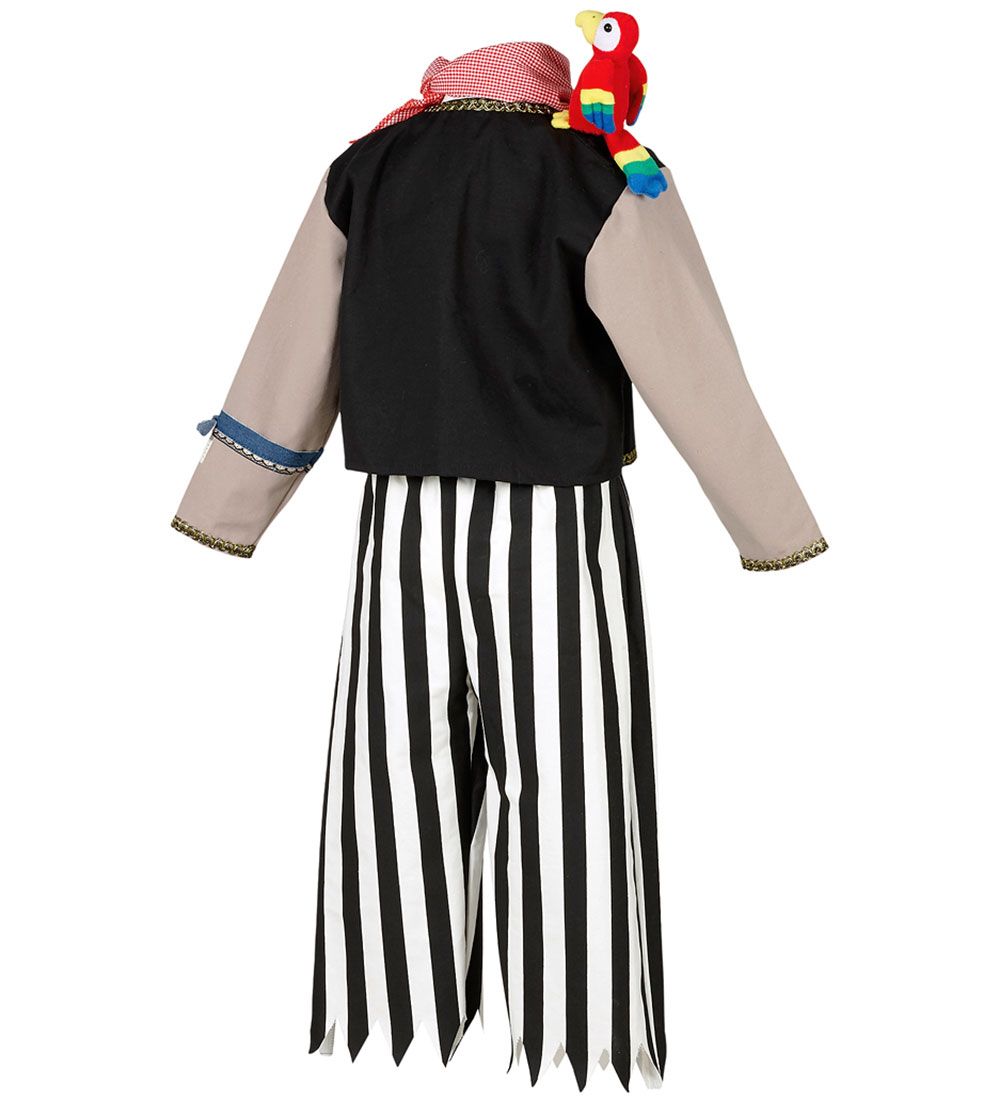 Souza Costume - Pirate w. Parrot - Black