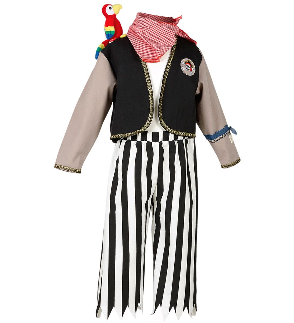 Souza Costume - Pirate w. Parrot - Black