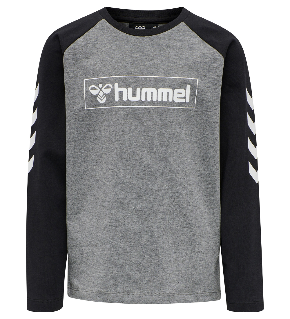 Hummel Pullover - hmlBOX - Schwarz/Grau