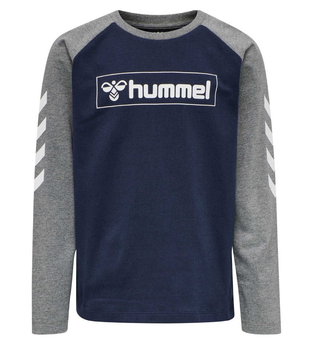 Hummel Blouse - hmlBOX - Navy/Grey