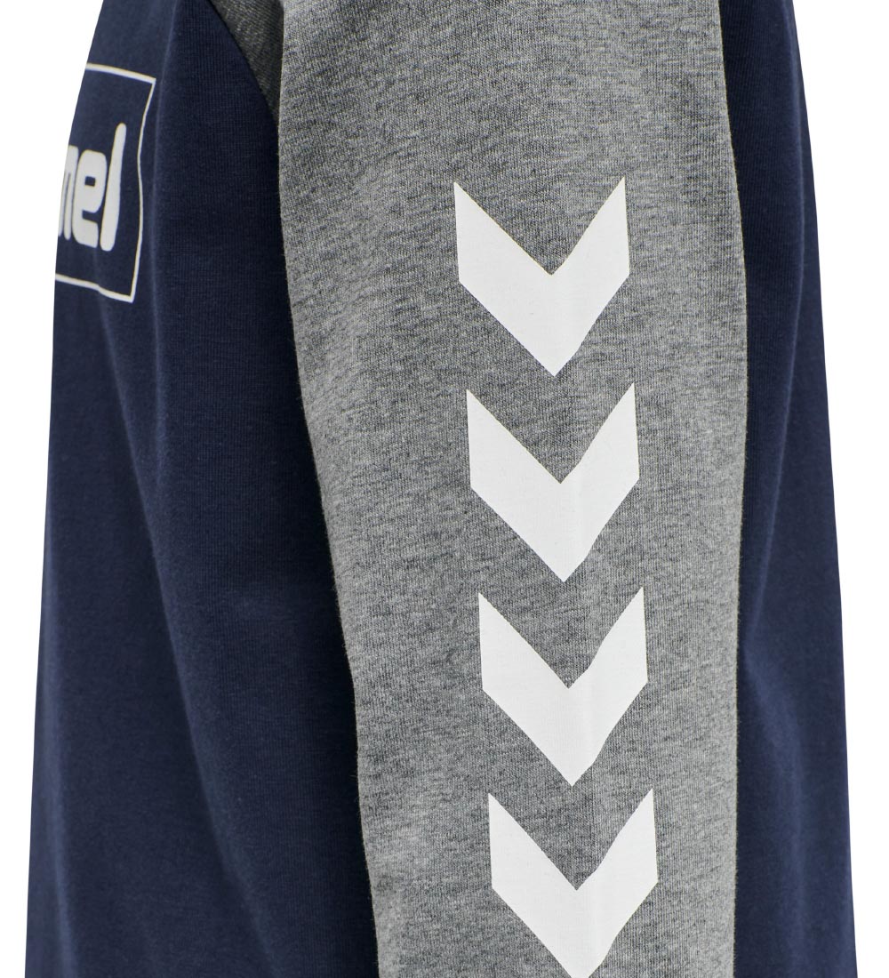 Hummel Blouse - hmlBOX - Navy/Grey
